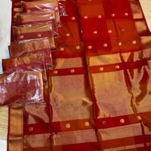 Pure Handloom Maheshwari Lotus Butti