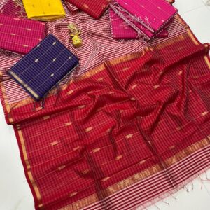 Pure Handloom Maheshwari Silk